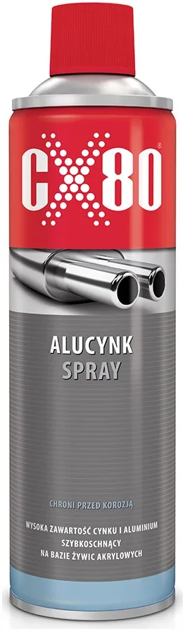 CX80 alucynk spray szybkoschnący środek zabezpieczający przed korozją.