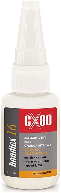 CX80 BONDICX 16, Błyskawiczny klej na bazie etylu.