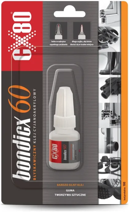 CX80 Klej cyjanoakrylowy bondicx 60 5g