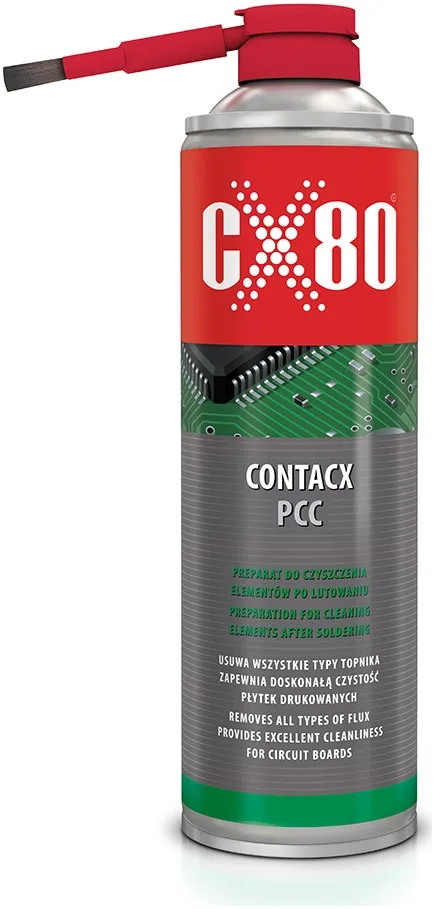 CX80 Contacx pcc, Środek czyszczący usuwający pozostałości po lutowaniu.