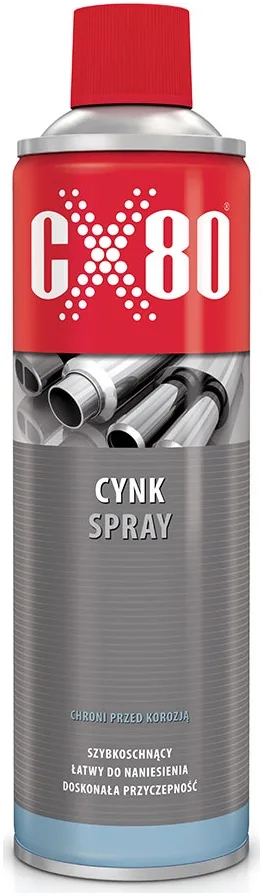 CX80 cynk spray szybkoschnący środek zabezpieczający przed korozją.
