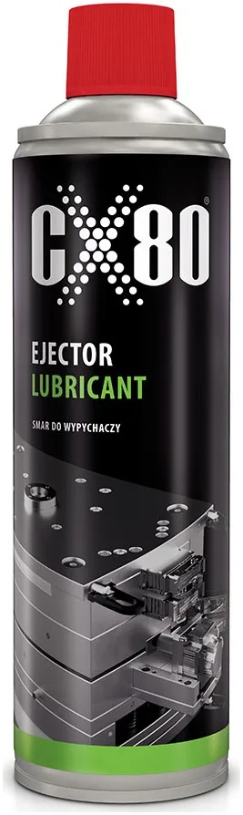 CX80 EJECTOR LUBRICANT - to półpłynny smar do wypychaczy i innych ściśle pasowanych części form w przetwórstwie tworzyw sztucznych o bardzo dobrych...