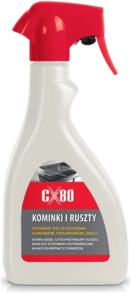 CX80 Kominki i ruszty, Preparat do czyszczenia kominków, piekarników, grilli.