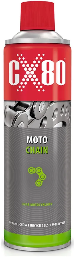 CX80 Moto chain, Smar do łańcuchów i innych części motocykla, preparat zaprojektowany specjalnie dla motocykli.