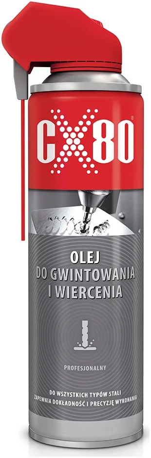 CX80 olej do gwintowania i wiercenia preparat przeznaczony do skrawania metali żelaznych i nieżelaznych.