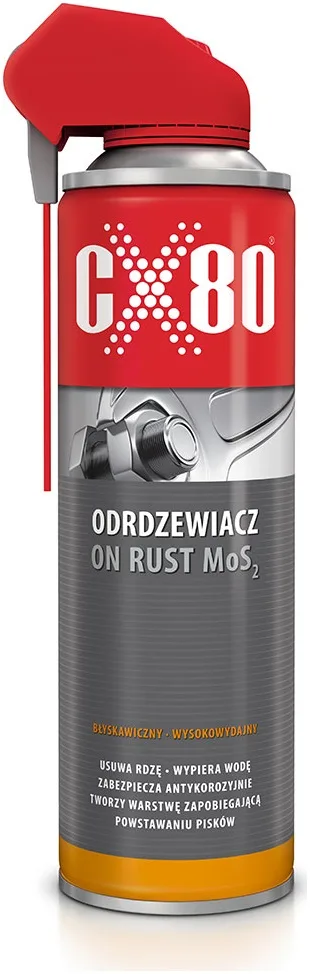 CX80 On rust MoS2, Błyskawiczny, wysokowydajny odrdzewiacz.