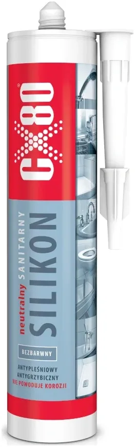 Silikon sanitarny neutralny bezbarwny