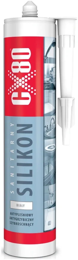 CX80 SILIKON SANITARNY BIAŁY