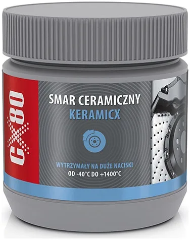 CX80 Smar ceramiczny kreamicx, Do śrub oraz połączeń narażonych na działanie dużego nacisku i wysokich temperatur.