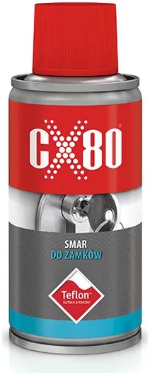 CX80 Smar do zamków Do czyszczenia, smarowania i udrażniania wszelkiego typu zamków.