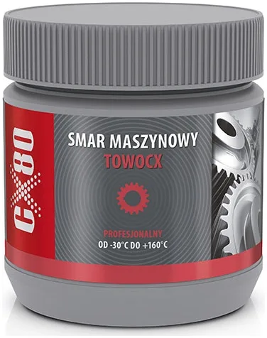 CX80 Smar maszynowy towocx Do konserwacji wszelkiego typu bram: tradycyjnych, odchylanych pionowo, roletowych, przesuwnych, skrzydłowych.