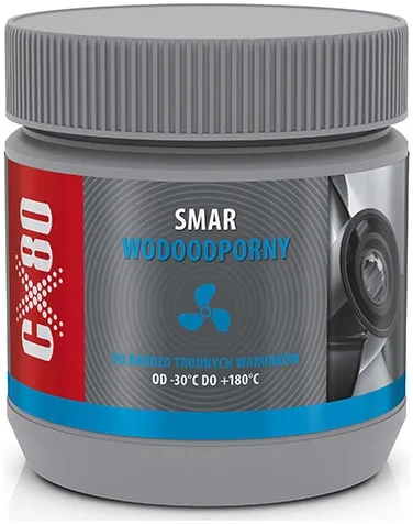 CX80 Smar wodoodporny Wielofunkcyjny smar EP do bardzo trudnych warunków, odporny na wodę morską.