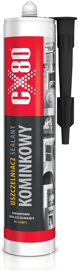 CX80, Uszczelniacz kominkowy, Ognioodporna masa uszczelniająca