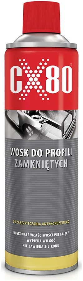 CX80 wosk do profili zamkniętych do ochrony wnęk karoserii podatnych na korozję.